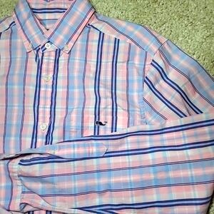 Vineyard Vines Classic Fit Tucker Button Down Shirt S